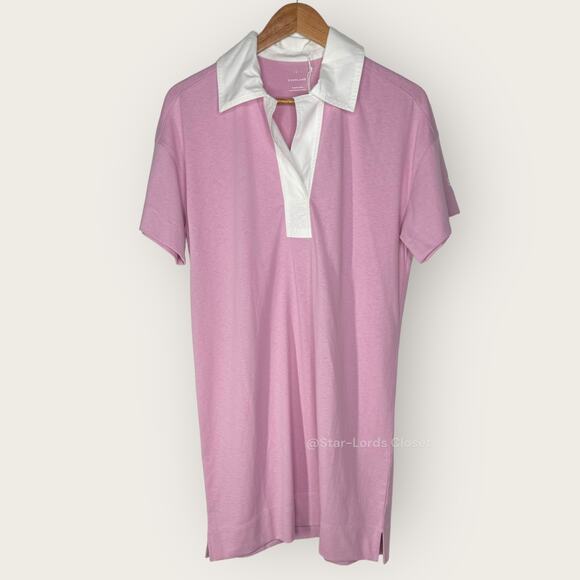 Everlane Dresses & Skirts - Everlane Organic Cotton Polo Dress | Small Mauve Short Sleeve Sustainable Preppy
